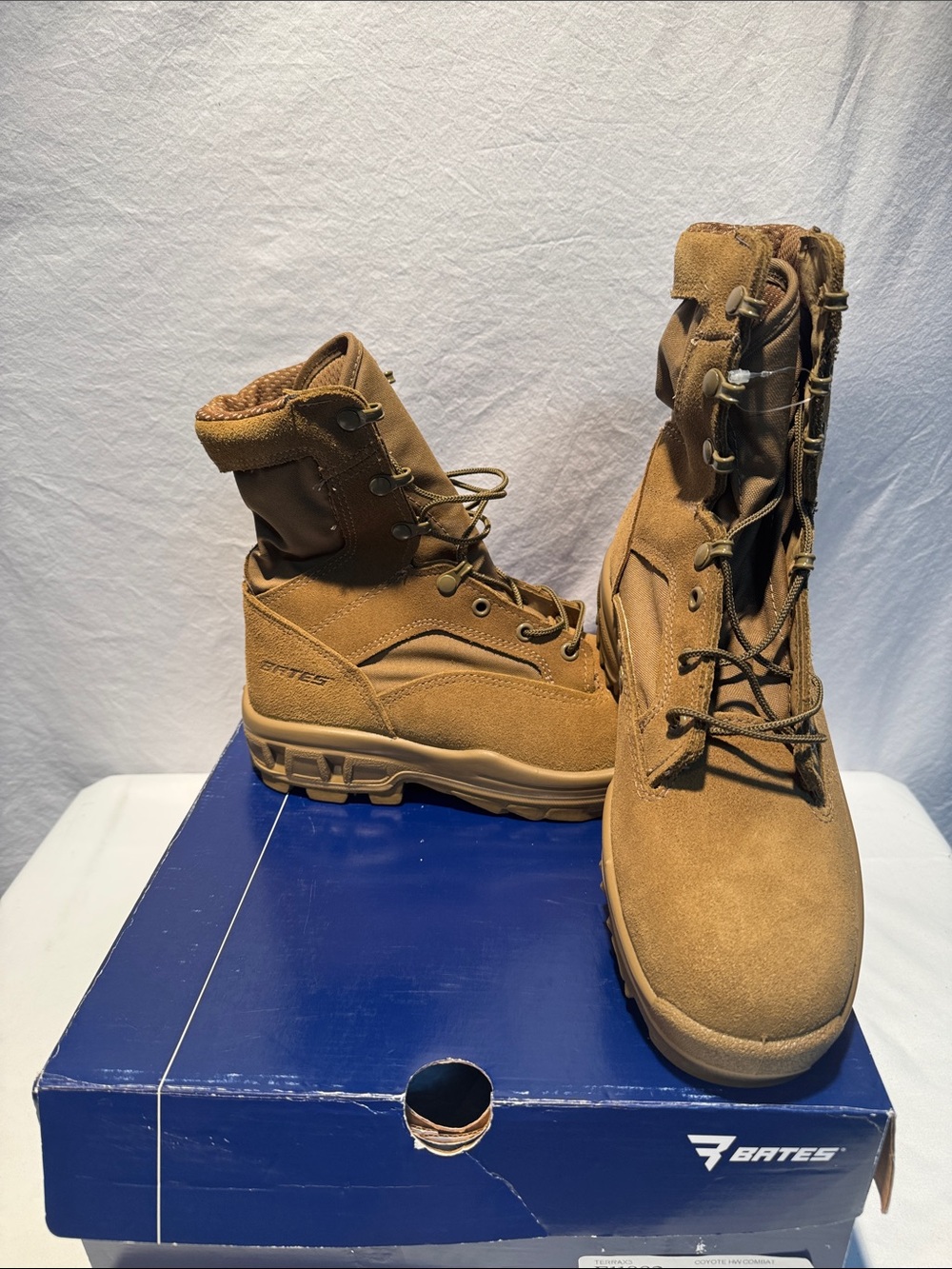 Bates 🆕 E11002 8” Tactical Boots in Coyote Brown. Size 7.5 M